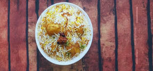 Aloo Biryani.