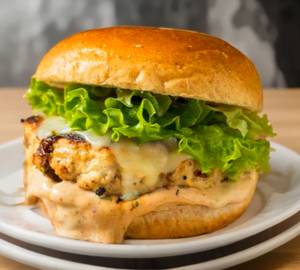 Chicken chipotle burger