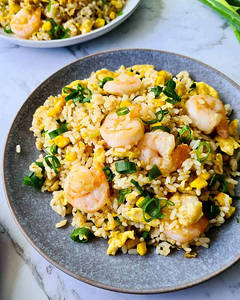 Prawn Fried Rice With Kafir Lime And Basil