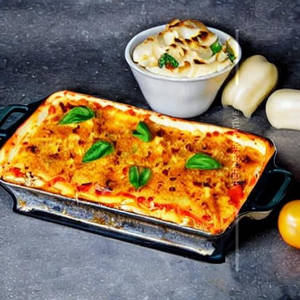 Three Sheet Lasagne Veg Pasta