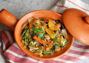 Veg Mongolian Pot Rice