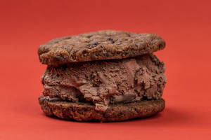 Dark Chocolate And Sea Salt Cookie Sandwich