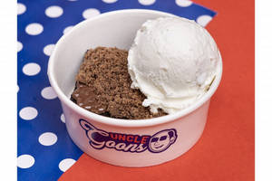 Nutella Cookie Crumble Brownie With Ice Cream