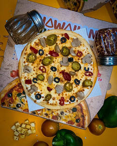 Spicy Roasted Pizza