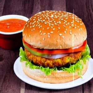 Veg Hawker Style Burger