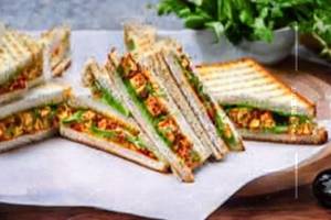 Chilli paneer sandwich