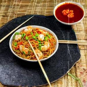 Prawns Singapore Noodles