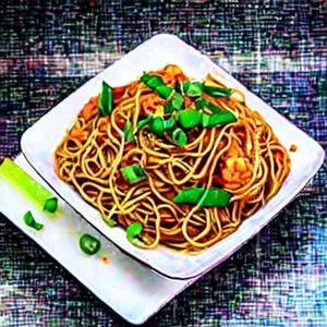 Prawns Schezwan Noodles