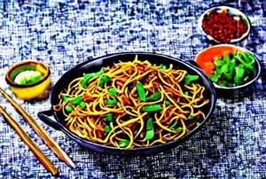 Veg Singapore Noodles