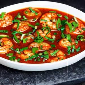 Prawns Garlic Sauce (Hot)