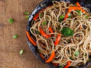 Veg burnt garlic noodles                                                             