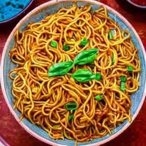 Non Veg Manchurian Noodles ( Full )