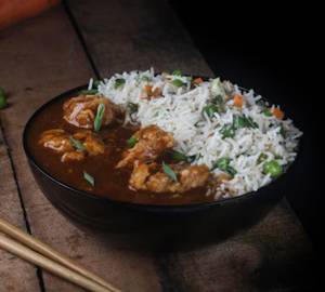 Shanghai chicken & Egg fried Rice