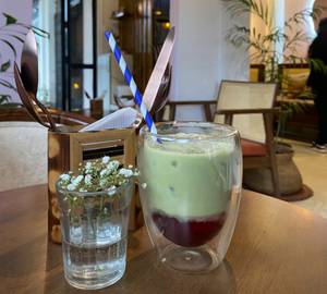 Strawberry Matcha Latte