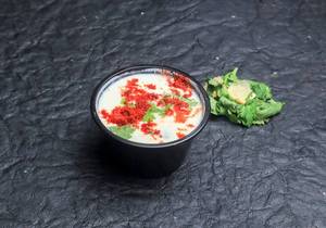 Falhari Tadka Raita