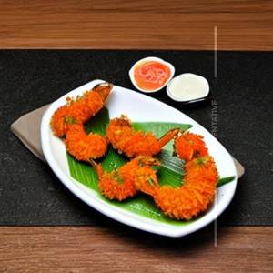 Golden Fried Prawns