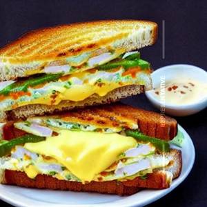 Egg Cheese Jalapeno Sandwich