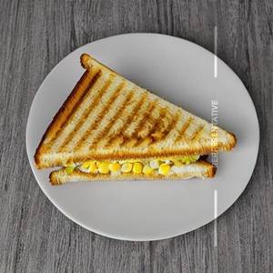 Normal corn cheese sandwich