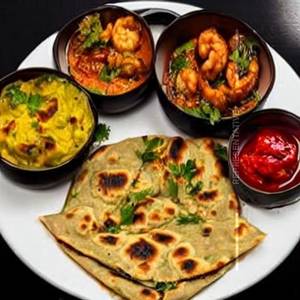 Prawns Shawarma Dryfruit (Paratha)