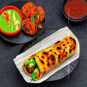 Paneer Tikka Naan Sense Roll
