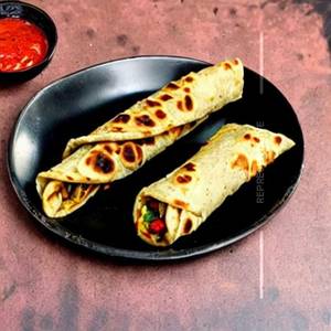Chilli gobi paratha roll
