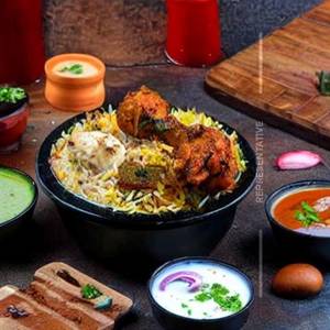 Chicken Seekh Kebab Biryani