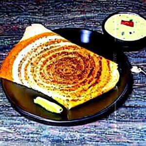 Schezwan butter onion dosa