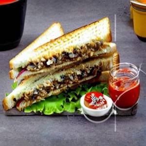 Chilli mushroom sandwich