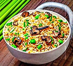 Schezwan Mushroom Fried Rice