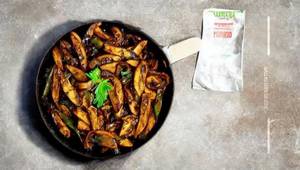 Mushroom Pepper Fry Dry