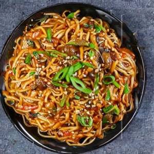 Mushroom Chilli Noodles