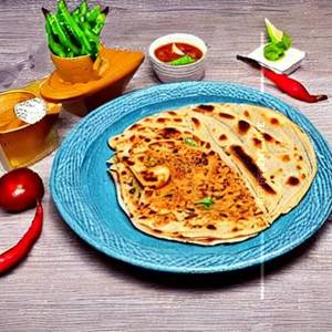 Fish Albaik Shawarma Peri Peri (Paratha)