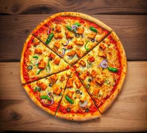 Tandoori paneer pizza