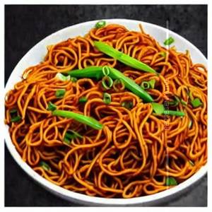 Non Veg Manchurian Noodles ( Half )