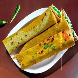 Mix veg cheese dosa