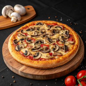 Fungi Loaded Pizza