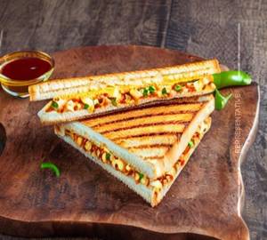 Chilli paneer cheese sandwich