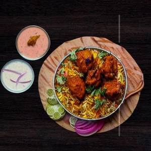 Kadhai Chicken Tikka Biryani