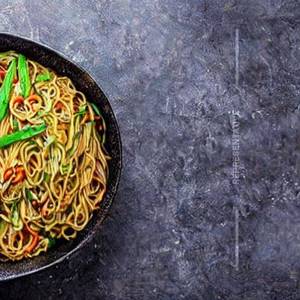 Non Veg Ginger Garlic Noodles ( Full )