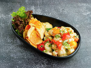 Butter Garlic Prawns With Chilli Garlic