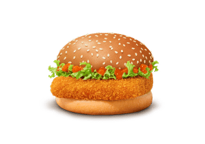 Korean Mc Spicy Paneer Burger.