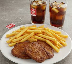 Pork Dry Fry(3 Pcs) + French Fries + Cold Drinks(250Ml)