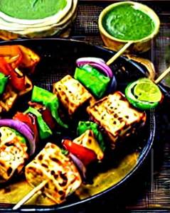 Pudina Paneer Tikka