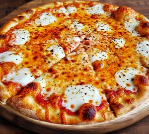 Plain cheese pizza [only cheese]