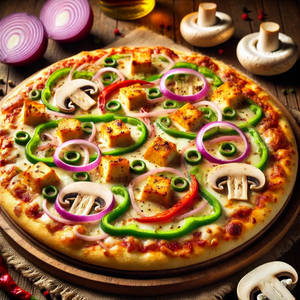 Kadai Paneer Special Pizza