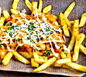Cheesy loaded french fries