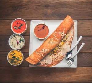 Rava Paneer Masala Dosa