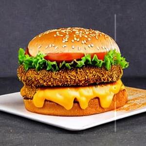 Veg cheese burger