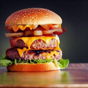 Chicken Double Party Burger