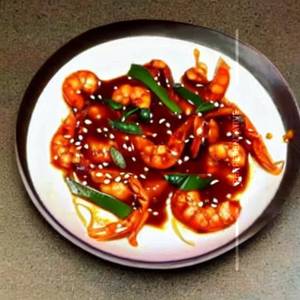 Prawn sweet n sour